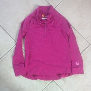Carhartt Pink Long Sleeve Tee Comfortable Athletic Style